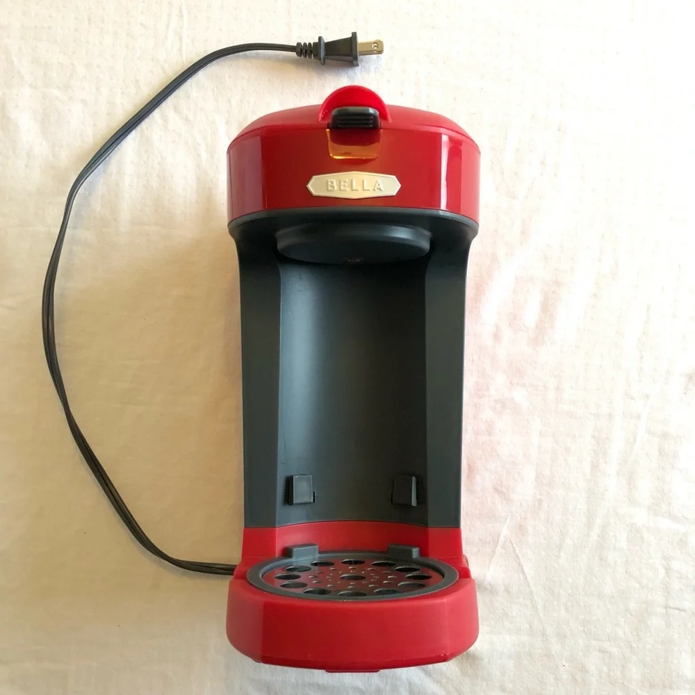 Bella One Cup Electric Coffee Maker and Mug, Red - Picture 3 of 9